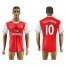 Arsenal #10 Wilshere Home Soccer Club Jersey