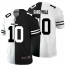 San Francisco 49ers #10 Jimmy Garoppolo Mens Black V White Peace Split Nike Vapor Untouchable Limited NFL Jersey