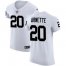 Nike Las Vegas Raiders #20 Damon Arnette White Mens Stitched NFL New Elite Jersey