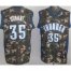 Oklahoma City Thunder 35 Kevin Durant Camo Revolution 30 Swingman NBA Jersey Cheap
