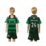 Real Betis #24 Ruben Castro Away Kid Soccer Club Jersey