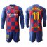 Barcelona #11 O.Dembele Home Long Sleeves Soccer Club Jersey