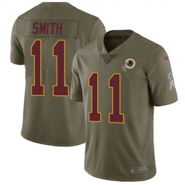 Nike Washington Football Team #11 Alex Smith Olive Youth Stitched NFL Limited 2017 Salute to Service Jersey