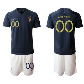 France Personalized Home Soccer Country Jersey