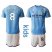 Manchester City #8 Gundogan Home Kid Soccer Club Jersey
