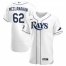 Tampa Bay Rays #62 Shane McClanahan Mens Nike White Home 2020 World Series Bound Authentic Player MLB Jersey