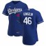 Los Angeles Dodgers #46 Tony Gonsolin Mens Nike Royal Alternate 2020 Authentic Player MLB Jersey