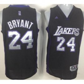 Los Angeles Lakers 24 Kobe Bryant Black Swingman Jerseys Cheap
