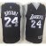 Los Angeles Lakers 24 Kobe Bryant Black Swingman Jerseys Cheap