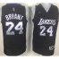 Los Angeles Lakers 24 Kobe Bryant Black Swingman Jerseys Cheap