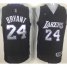 Los Angeles Lakers 24 Kobe Bryant Black Swingman Jerseys Cheap