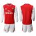 Arsenal Blank Red Home Long Sleeves Soccer Club Jersey