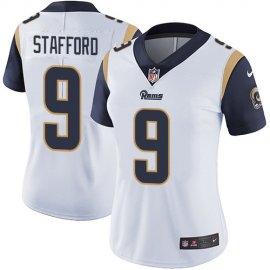 Los Angeles Rams #9 Matthew Stafford White Womens Stitched NFL Vapor Untouchable Limited Jersey