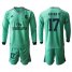 Real Madrid #17 Lucas V. Third Long Sleeves Soccer Club Jersey