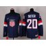 2014 Olympic Team USA #20 Ryan Suter Navy Blue Stitched NHL Jersey