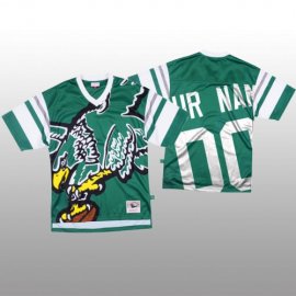 NFL Philadelphia Eagles Custom Green Mens Mitchell & Nell Big Face Fashion Limited NFL Jersey