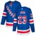 Adidas New York Rangers #23 Adam Foxs Royal Blue Home Authentic Stitched Youth NHL Jersey