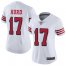 Nike San Francisco 49ers #17 Jalen Hurd White Rush Womens Stitched NFL Vapor Untouchable Limited Jersey