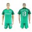 Manchester United #13 Caballero Green Goalkeeper Soccer Club Jersey