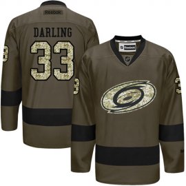 Adidas Carolina Hurricanes #33 Scott Darling Green Salute to Service Stitched NHL Jersey