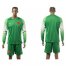Turkey Blank Green Goalkeeper Long Sleeves Soccer Country Jersey