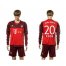 Bayern Munchen #20 Rode Goalkeeper Long Sleeves Soccer Club Jersey