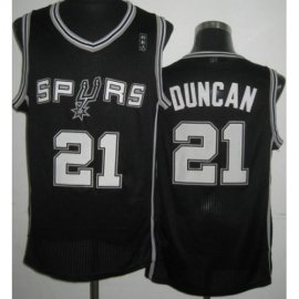 San Antonio Spurs 21 Tim Duncan Black Revolution 30 NBA Jerseys Cheap