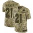 Nike Detroit Lions #21 Tracy Walker Camo Mens Stitched NFL Limited 2018 Salute To Service Jersey