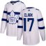 Adidas Toronto Maple Leafs #17 Wendel Clark White Authentic 2018 Stadium Series Stitched Youth NHL Jersey