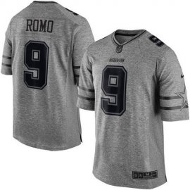 Nike Dallas Cowboys #9 Tony Romo Gray Mens Stitched NFL Limited Gridiron Gray Jersey