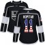 Adidas Los Angeles Kings #11 Anze Kopitar Black Home Authentic USA Flag Womens Stitched NHL Jersey