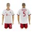 Bayern Munchen #5 Benatia White Soccer Club Jersey