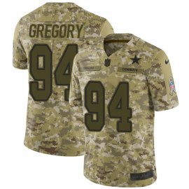 Nike Dallas Cowboys #94 Randy Gregory Camo Mens Stitched NFL Limited 2018 Salute To Service Jersey