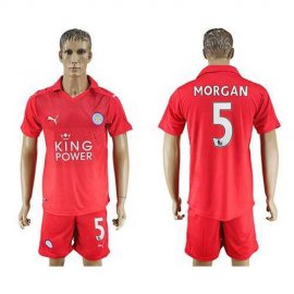 Leicester City #5 Morgan Away Soccer Club Jersey