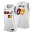 Nike Heat Custom Mens 2022-23 City Edition NBA Jersey – Cherry Blossom White