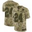 Nike Buffalo Bills #24 Taron Johnson Camo Mens Stitched NFL Limited 2018 Salute To Service Jersey