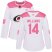Adidas Carolina Hurricanes #14 Justin Williams White/Pink Authentic Fashion Womens Stitched NHL Jersey