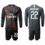 AC Milan #22 Musacchio Third Long Sleeves Soccer Club Jersey
