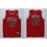 Bulls #45 Jordan Stitched Red NBA Jersey