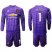 Manchester United #1 De Gea Purple Goalkeeper Long Sleeves Soccer Club Jersey