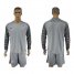 USA Blank Grey Goalkeeper Long Sleeves Soccer Country Jersey