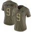 Nike Detroit Lions #9 Matthew Stafford Olive/Camo Womens Stitched NFL Limited 2017 Salute to Service Jersey