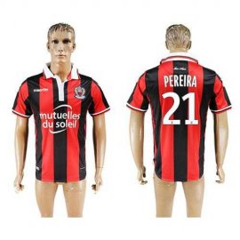 OGC Nice #21 Pereira Home Soccer Club Jersey