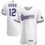 Texas Rangers #12 Rougned Odor Mens Nike White Home 2020 Authentic Player MLB Jersey