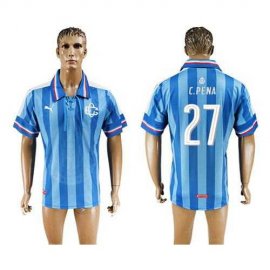 Guadalajara #27 C.Pena Blue Soccer Club Jersey