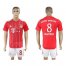 Bayern Munchen #8 Martinez Home Soccer Club Jersey