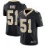 Nike New Orleans Saints #51 Cesar Ruiz Black Team Color Mens Stitched NFL Vapor Untouchable Limited Jersey