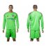 Chelsea Blank Green Goalkeeper Long Sleeves Soccer Club Jersey