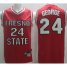 Nike Fresno State Bulldogs 24 Paul George Red NCAA Basketball Jersey