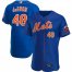 New York Mets #48 Jacob deGrom Mens Nike Royal Alternate 2020 Authentic Player MLB Jersey